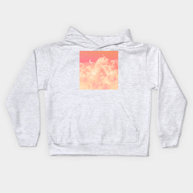 Sweet clouds Kids Hoodie by Vintage Dream